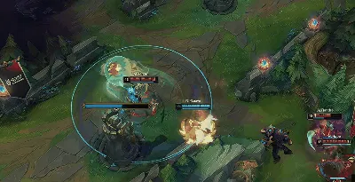 Bandao Sports-LPL：Tarzan赵信中路果断出击扫飞小火龙，配合队友完成击杀