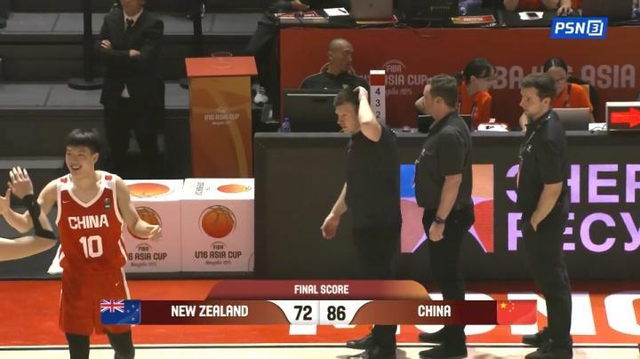 有点巧！U16男篮和成年国家队均击败新西兰重返决赛 分差都是14分